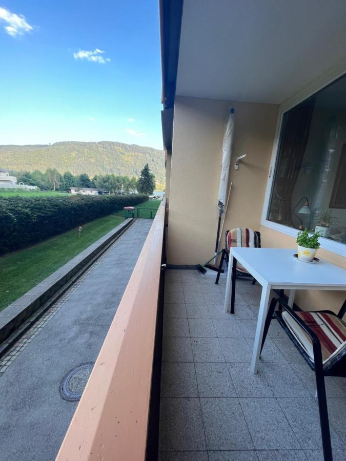 Kaernten Ossiacher See Apartment Zwei Zimmer Ferienwohnung Direkter Seezugang Strand Beheizte Schwimmhalle Bodensdorf Ngoại thất bức ảnh