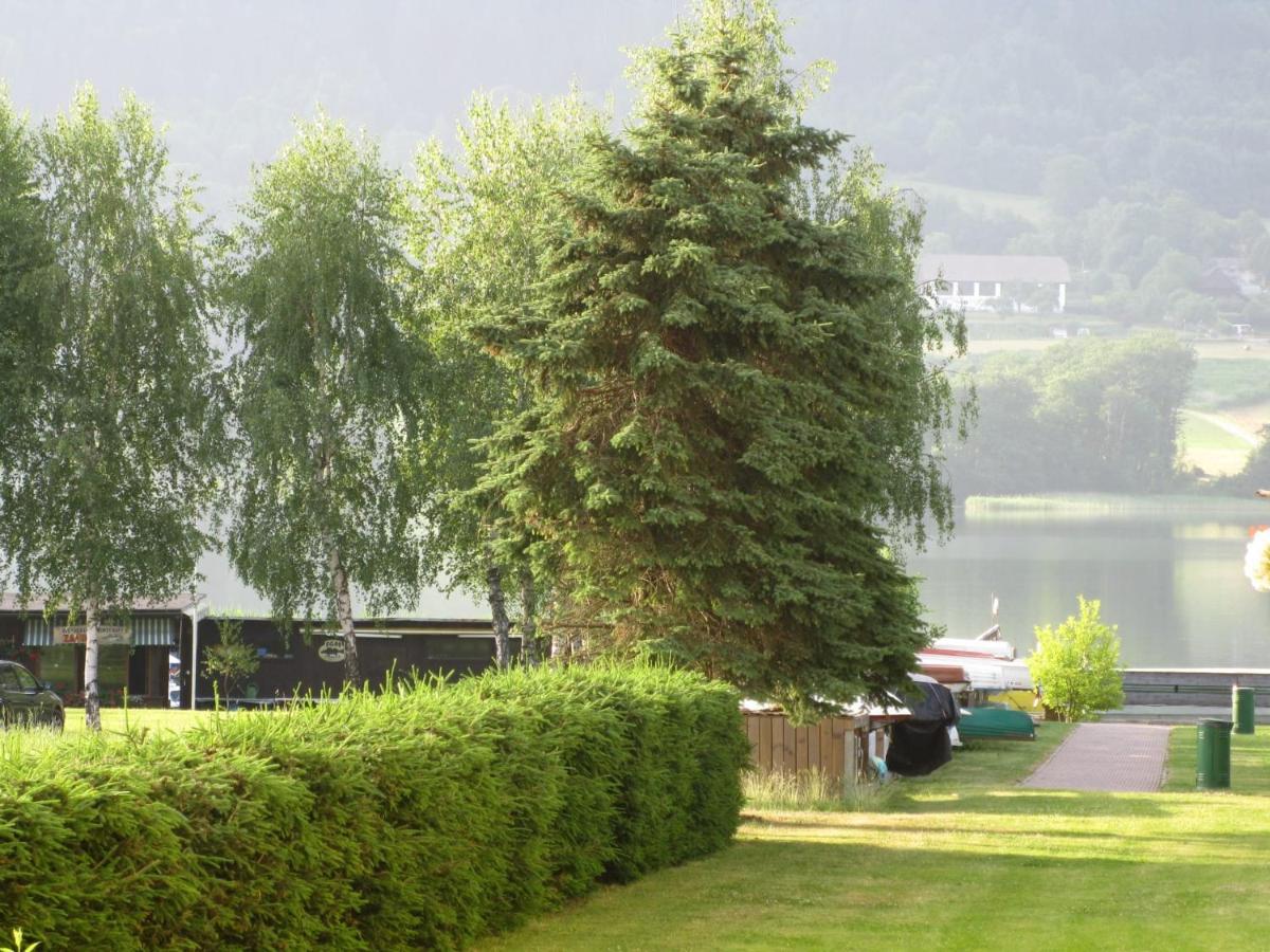 Kaernten Ossiacher See Apartment Zwei Zimmer Ferienwohnung Direkter Seezugang Strand Beheizte Schwimmhalle Bodensdorf Ngoại thất bức ảnh